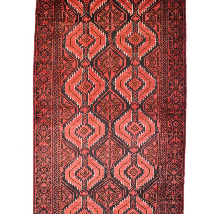 Handmade Wool Persian Rug 6.5 X 3.2 ft (201 X 100 cm)