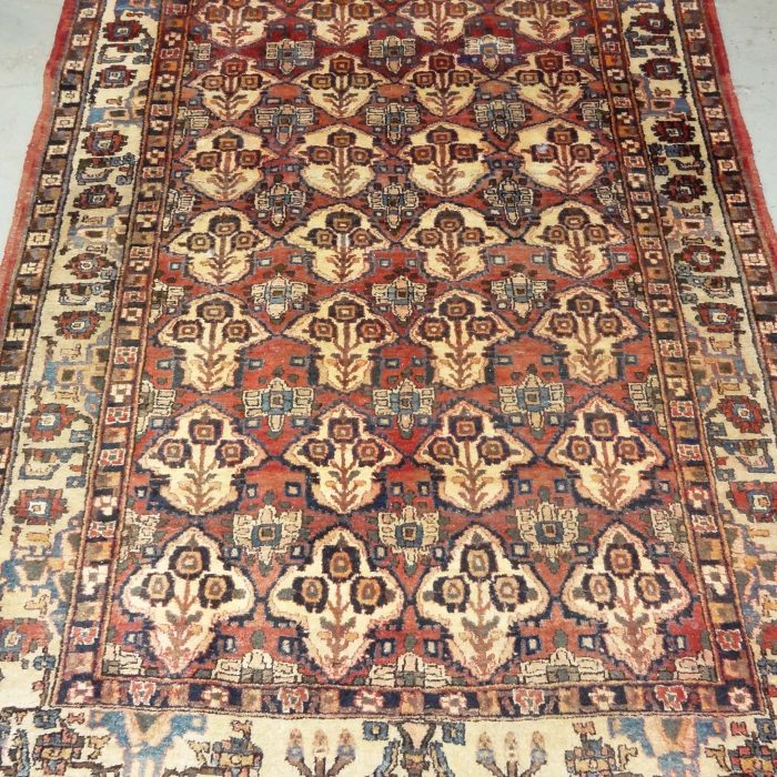 Handmade Wool Vintage Persian Rug6.9 X 5.1 ft (206 X 155 cm)