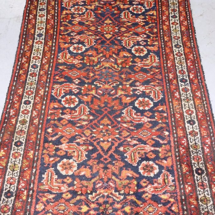 Vintage  Handmade Wool Persian Runner/ Rug9.7 X 3.5 ft (292 X 104 cm)
