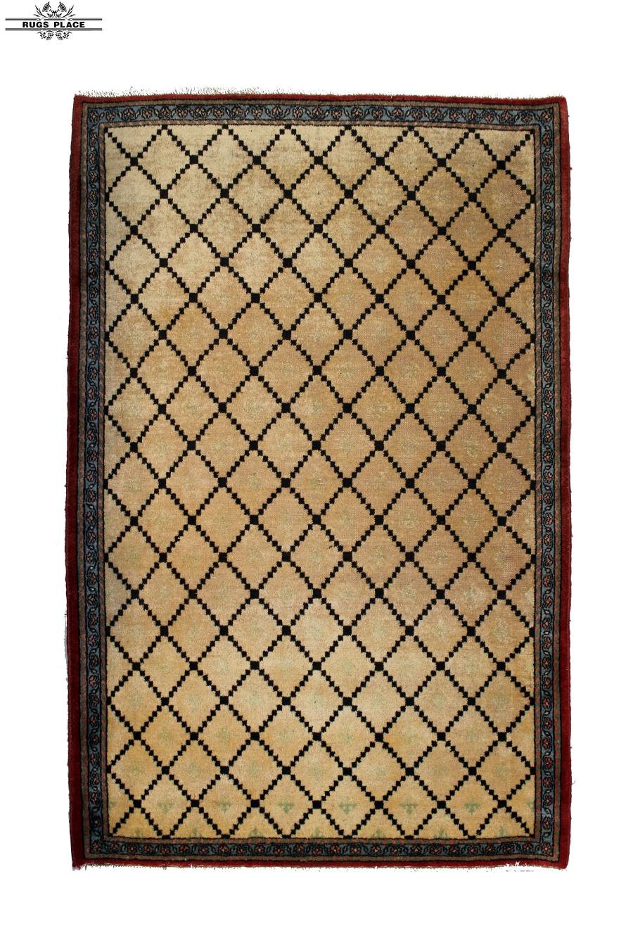 Handmade Vintage Persian Rug6.9 X 4.3 ft (206 X 130 cm) Rugs Place