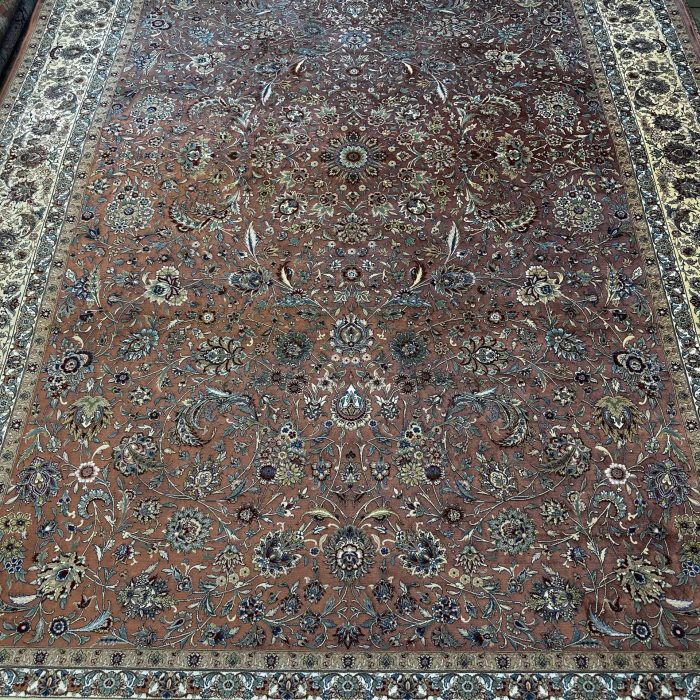 Persian Silk Machine Made Rug 6.7 x 10 ft (200 X 300 cm)