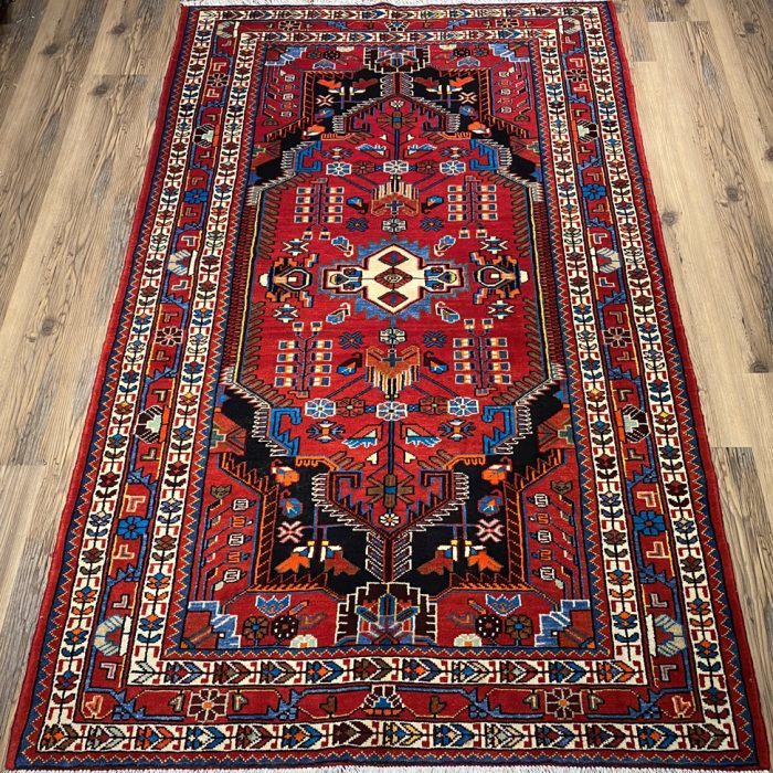 Persian Handmade Wool Rug   7.2 X 4.6 ft (220 X 137 cm)