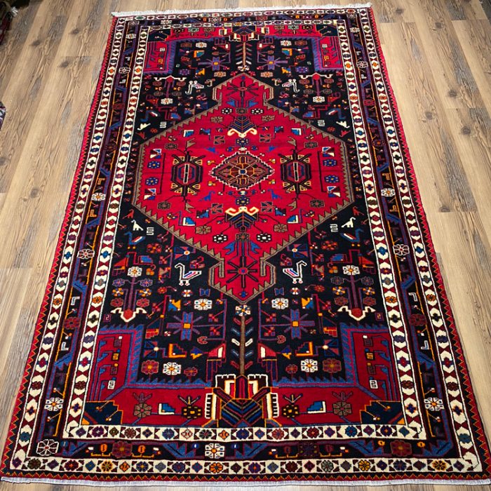 Wool Persian Handmade Rug Size:7.10 X 4.8 ft (240 X 143 cm)