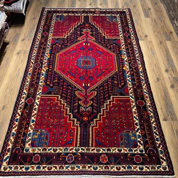 Persian Handmade Wool Rug   8.9 X 4.11 ft (270 X 150 cm)