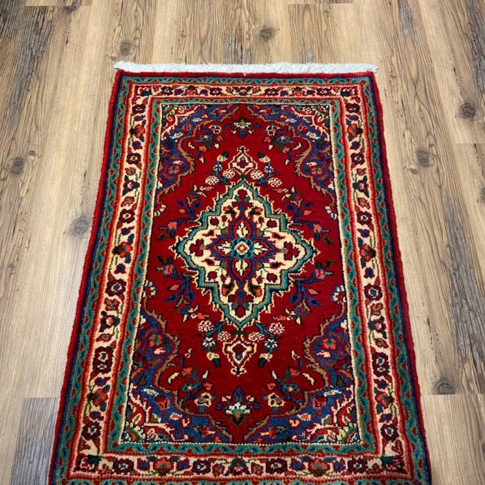 Persian Handmade Wool Rug   3.4 X 2.3 ft (100 X 68 cm)