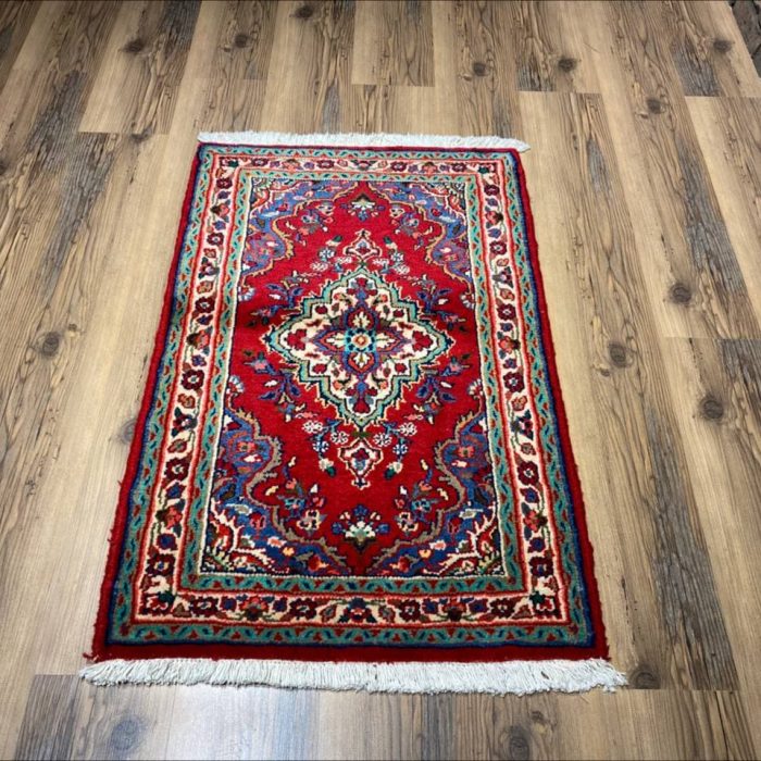 Persian Handmade Wool Rug   3.5 X 2.3 ft (104 X 67 cm)