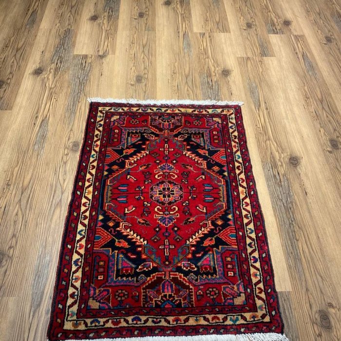 Persian Hand Made Rug   2.11 X 2.1 ft (88 X 63 cm)