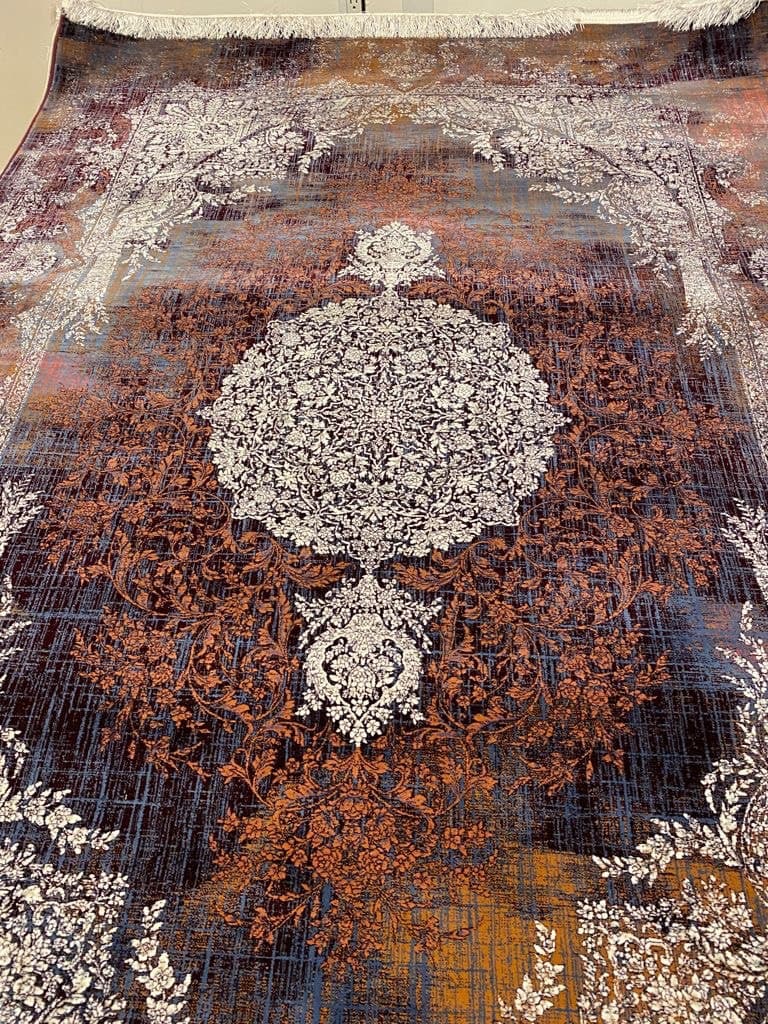 Machine Made Persian Rug 5 x 7.5 ft (150 X 225 cm) Rugs Place