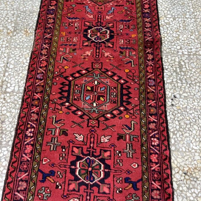 Persian Handmade Wool Runner  15.9 X 2.7 ft (480 X 80 cm)