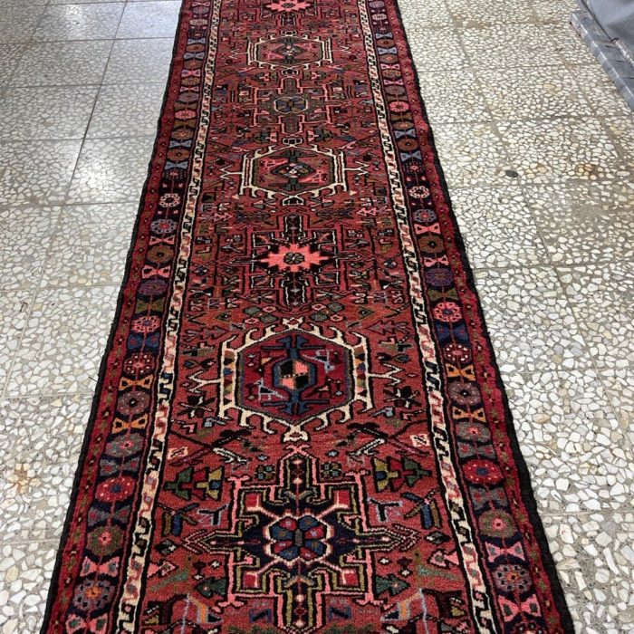 Persian Handmade Wool Runner  12 X 2.7 ft (366 X 80 cm)