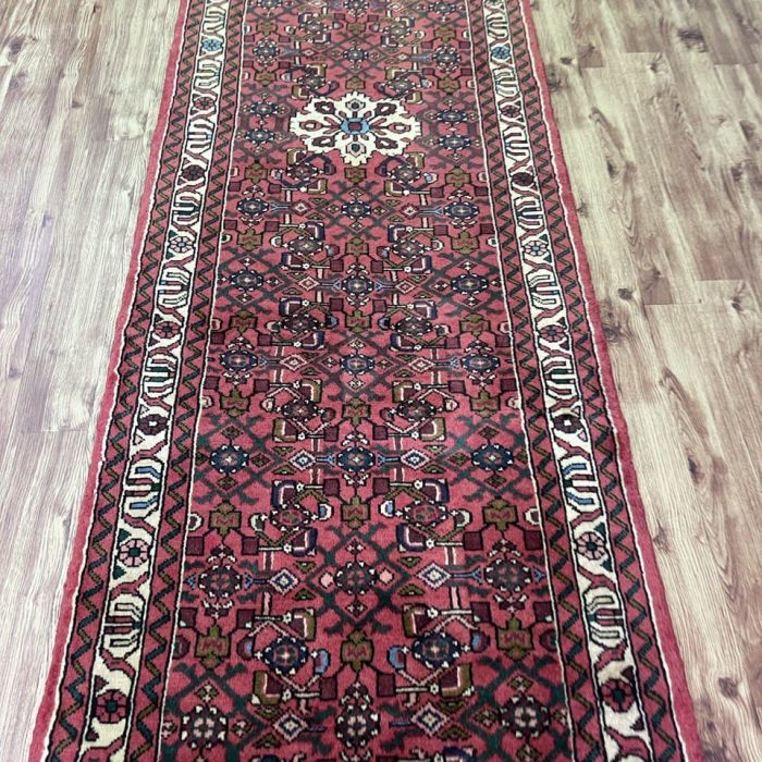 Persian Handmade Wool Runner   9.8 X 2.8 ft (296 X 82 cm)