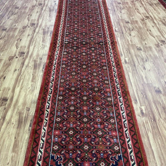 Persian Handmade Wool Runner   10 X 2.8 ft (304 X 84 cm)