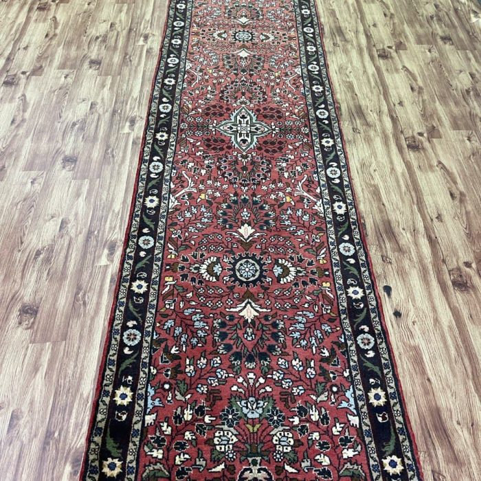 Persian Handmade Wool Runner   10.5 X 2.8 ft (318 X 81 cm)