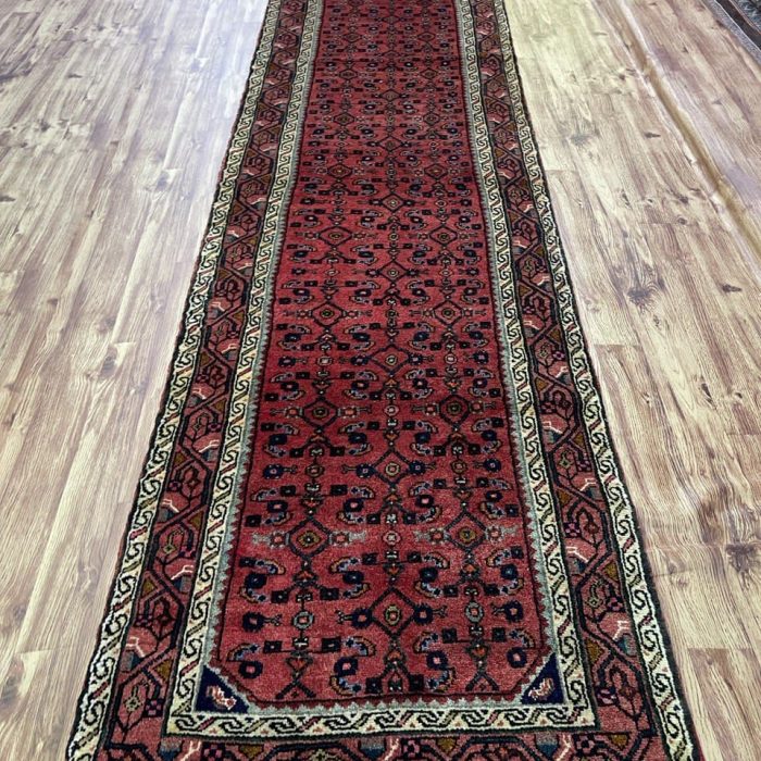 Persian Handmade Wool Runner   9.8 X 2.10 ft (296 X 86 cm)